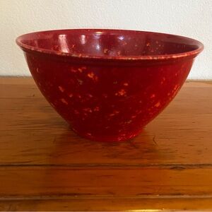 Rachael Ray Red Speckled Mixing Bowl